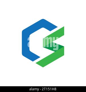 CS letter logo design, CS monogram, initials CS logo, CS logo, creative icon, vector Stock Vector