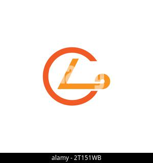 CL logo, CL monogram, initial CL logo, letter CL logo, icon, vector Stock Vector