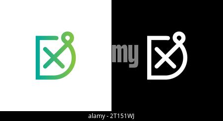 DX XD Logo, DX XD Monogram, Initial XD DX Logo, Letter XD DX Logo, Icon, Vector Stock Vector