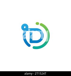 Di logo, Di Monogram, Initial Di Logo, Letter Di logo, Icon, Vector Stock Vector