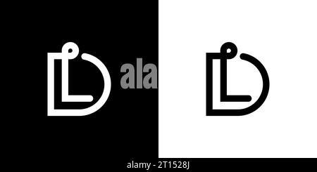 DL LD Logo, DL LD Monogram, Initial LD DL Logo, Letter LD DL Logo, Icon, Vector Stock Vector
