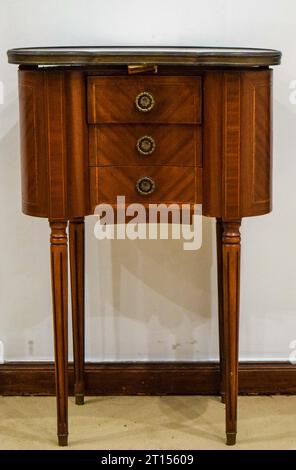 antique wooden furniture in the house Stock Photo