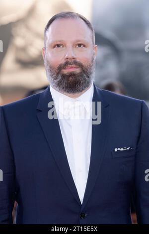 VENICE, ITALY - SEPTEMBER 01: Yorgos Lanthimos attends the red carpet for the movie 'Poor Things' at the 80th Venice International Film Festival at on Stock Photo