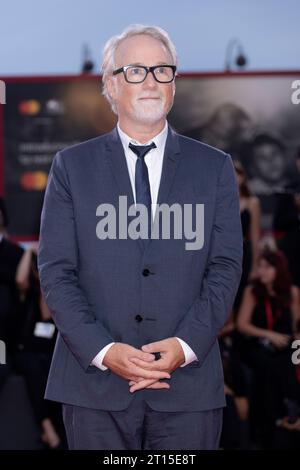 VENICE, ITALY - SEPTEMBER 03: Director David Fincher attends the red carpet for the movie 'The Killer' at the 80th Venice International Film Festival Stock Photo