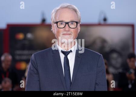 VENICE, ITALY - SEPTEMBER 03: Director David Fincher attends the red carpet for the movie 'The Killer' at the 80th Venice International Film Festival Stock Photo