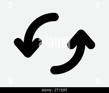 Cycle Icon Arrow Pointer Refresh Round Circle Again Repeat Rewind Replay Reset Loop Recycle Black White Shape Line Outline Sign Symbol EPS Vector Stock Vector