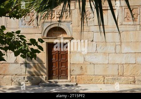Detail from the Holy Church of the Virgin Mary Gorgoepikoos and Saint Eleutherius, Athens Stock Photo