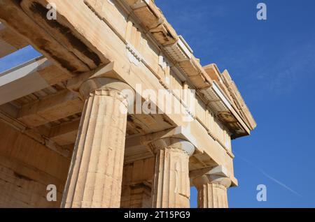 Detail from the Parthenon, Athens Stock Photo