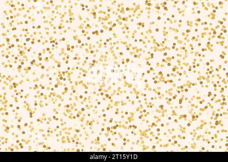 christmas, New Year's Eve, party golden glitter seamless pattern- vector illustration Stock Vector