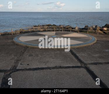 Ness Point, Lowestoft, Suffolk - is the most easterly point in Mainland Britain Stock Photo
