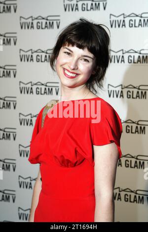 Amelia Warner arriving at the MAC Viva Glam V Launch Dinner at the