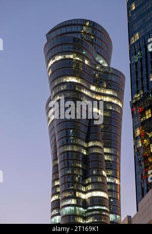 NOC Tower, North Oil Company, Doha, Qatar Stock Photo