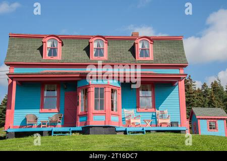 George House Heritage bed and breakfast in Dildo, Newfoundland & Labrador, Canada Stock Photo