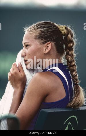 Anna Kournikova at the 2000 Ericsson Open Stock Photo