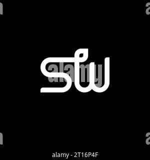 SW logo, SW Monogram, Initial SW Logo, Letter SW logo, Icon, Vector Stock Vector