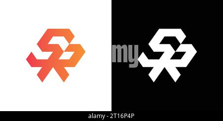 SR logo, SR Monogram, Initial SR Logo, Letter SR logo, Icon, Vector Stock Vector