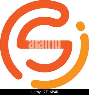 Si logo, Si Monogram, Initial Si Logo, Letter Si logo, Icon, Vector Stock Vector