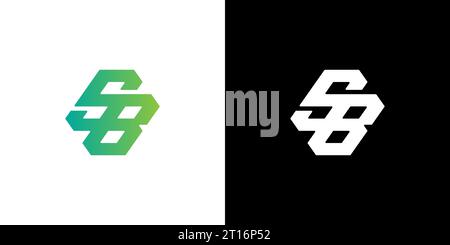 SB Logo, SB Monogram, Initial SB Logo, Letter SB Logo, Icon, Vector Stock Vector
