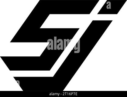 Sj logo, Sj Monogram, Initial Sj Logo, Letter Sj logo, Icon, Vector Stock Vector