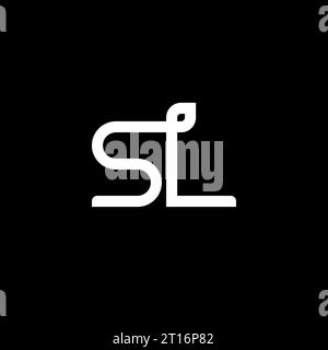 SL logo, SL Monogram, Initial SL Logo, Letter SL logo, Icon, Vector Stock Vector