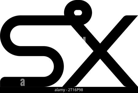 SX logo, SX Monogram, Initial SX Logo, Letter SX logo, Icon, Vector Stock Vector