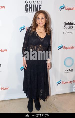 New York, United States. 11th Oct, 2023. NEW YORK, NEW YORK - OCTOBER 11: Kathy Najimy attends Equality Now Hosts 'Make Equality Reality' Gala at Guastavino's on October 11, 2023 in New York City. Credit: Ron Adar/Alamy Live News Stock Photo