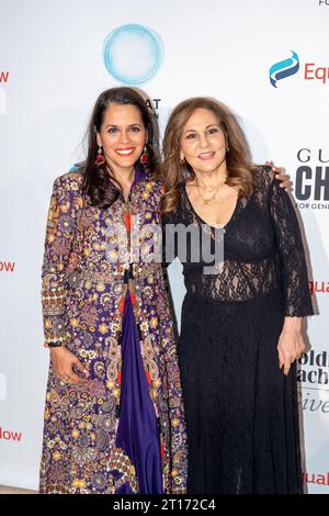 New York, New York, USA. 11th Oct, 2023. (NEW) Equality Now Hosts &quot;Make Equality Reality&quot; Gala. October 11, 2023, New York, New York, USA: Mona Sinha and Kathy Najimy attend Equality Now Hosts &quot;Make Equality Reality&quot; Gala at Guastavino's on October 11, 2023 in New York City. (Credit: M10s/TheNews2) (Foto: M10s/Thenews2/Zumapress) (Credit Image: © Ron Adar/TheNEWS2 via ZUMA Press Wire) EDITORIAL USAGE ONLY! Not for Commercial USAGE! Stock Photo