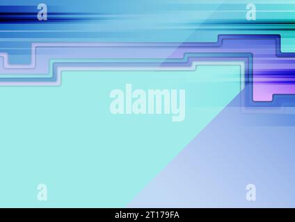 Blue and pink geometric grunge corporate abstract vector background Stock Vector