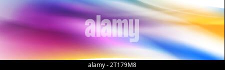 Colorful smooth blurred shiny waves abstract background. Vector elegant banner design Stock Vector