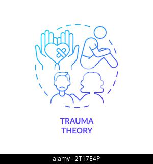 Conflict theory blue gradient concept icon Stock Vector Image & Art - Alamy