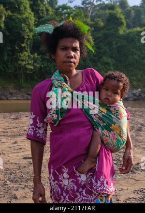 Royal Belum indigenous people Stock Photo