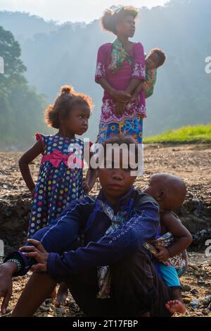 Royal Belum indigenous people Stock Photo