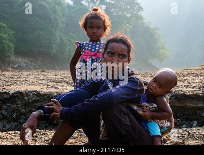 Royal Belum indigenous people Stock Photo