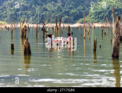 Royal Belum indigenous people Stock Photo