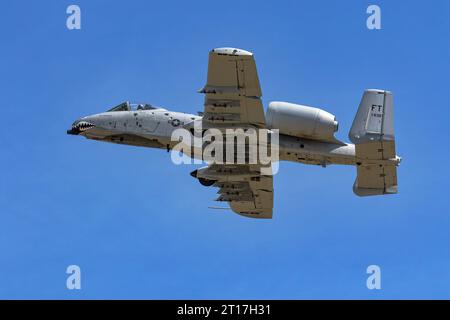 Fairchild Republic A10 Warthog of the USAF Stock Photo