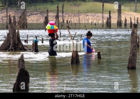 Royal Belum indigenous people Stock Photo