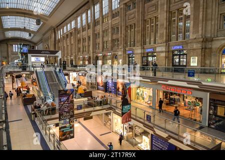 Einkaufszentrum Promenaden, Hauptbahnhof, Leipzig, Sachsen, Deutschland Stock Photo