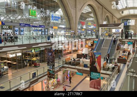 Einkaufszentrum Promenaden, Hauptbahnhof, Leipzig, Sachsen, Deutschland Stock Photo