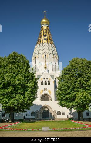 Russische Gedächtniskirche, Philipp-Rosenthal-Straße, Leipzig, Sachsen, Deutschland Stock Photo