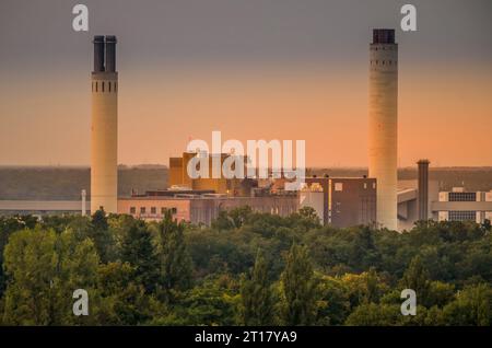 Vattenfall Kraftwerk Reuter, Grunewald, Charlottenburg-Wilmersdorf, Berlin, Deutschland Stock Photo