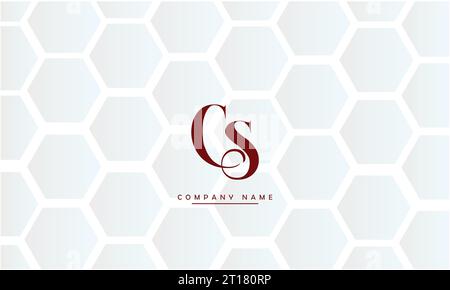 CS, SC Abstract Letters Logo Monogram Stock Vector