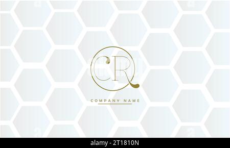 CR, RC  Abstract Letters Logo Monogram Stock Vector