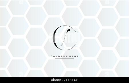 CS, SC Abstract Letters Logo Monogram Stock Vector
