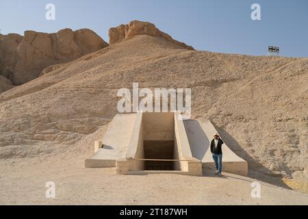 Eingang zu einer Grabanlage, Pharaonengrab, Tal der Könige, Theben-West, Ägypten Stock Photo