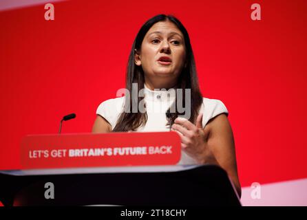 Lisa Nandy, Shadow Cabinet Minister for International Development, at the Labour party Conference in Liverpool. Stock Photo