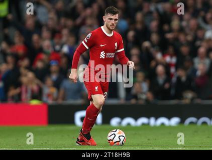 Andrew Robertson of Liverpool. - Tottenham Hotspur v Liverpool, Premier League, Tottenham Hotspur Stadium, London, UK - 30th September 2023. Editorial Use Only - DataCo restrictions apply Stock Photo