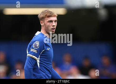 Cole Palmer of Chelsea. - Chelsea v Aston Villa, Premier League, Stamford Bridge Stadium, London, UK - 24th September 2023.. Editorial Use Only - DataCo restrictions apply Stock Photo