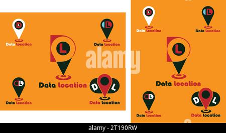 Maps and pin form lines, triangles and particle style design. Illustration vector Pointer map with wifi internet signal location connection icons logo. Stock Vector