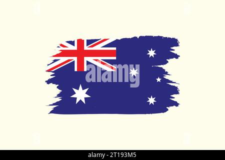 Australia national flag in vector Stock Vector