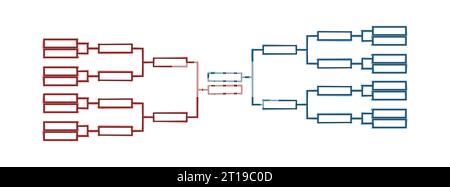 4 team tournament bracket championship template flat style design vector  illustration isolated on white background. Championship bracket schedule  for Stock Vector Image & Art - Alamy